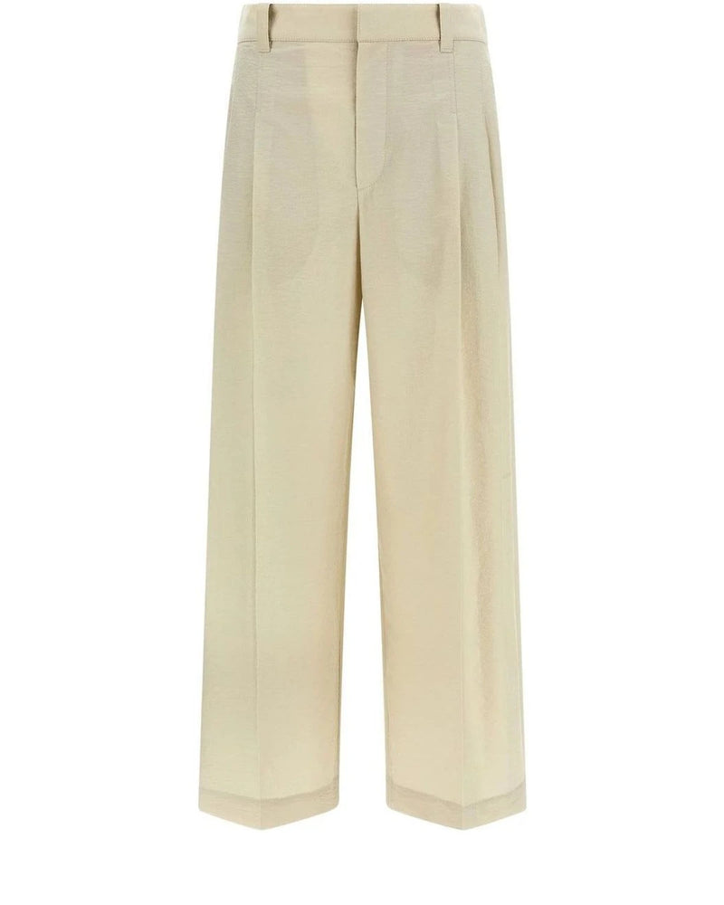 Brunello Cucinelli Trouser in white, Cotton