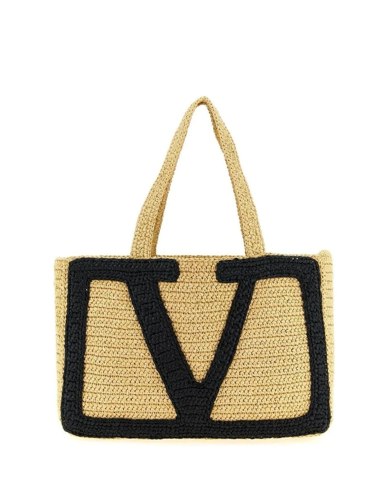 Valentino Garavani Shopping Tote in black, Viscose
