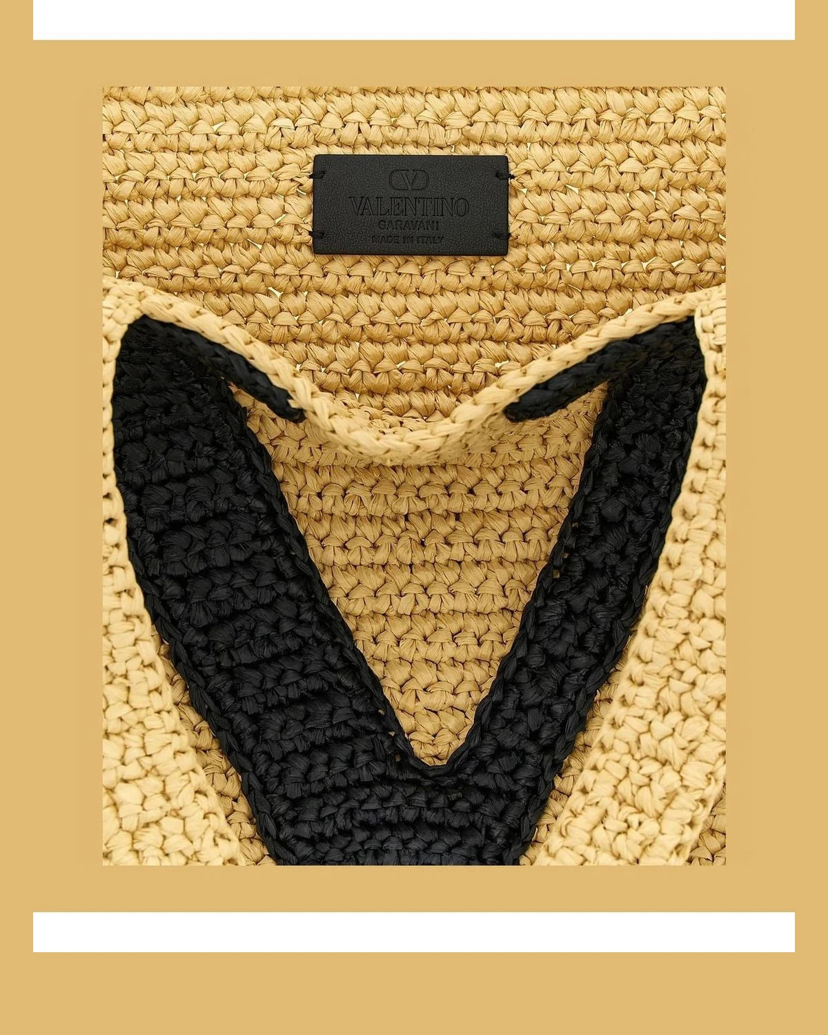 Valentino Garavani Shopping Tote in black, Viscose — view 4