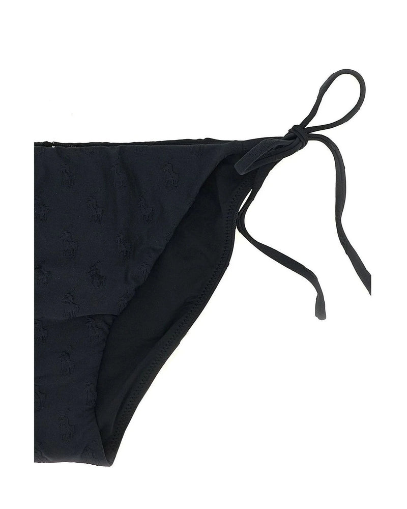 Polo Ralph Lauren Classic Bikini in black, Recycled Polyester — view 3