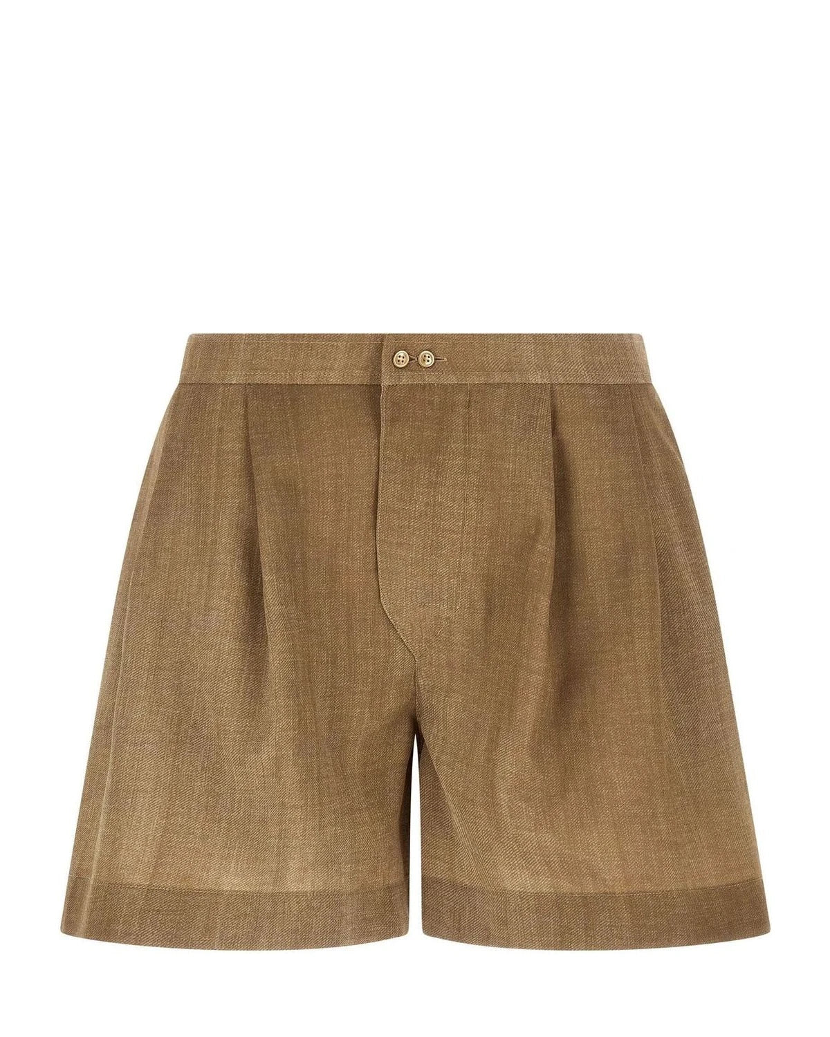 Ermanno Scervino Bermuda in beige, Polyester