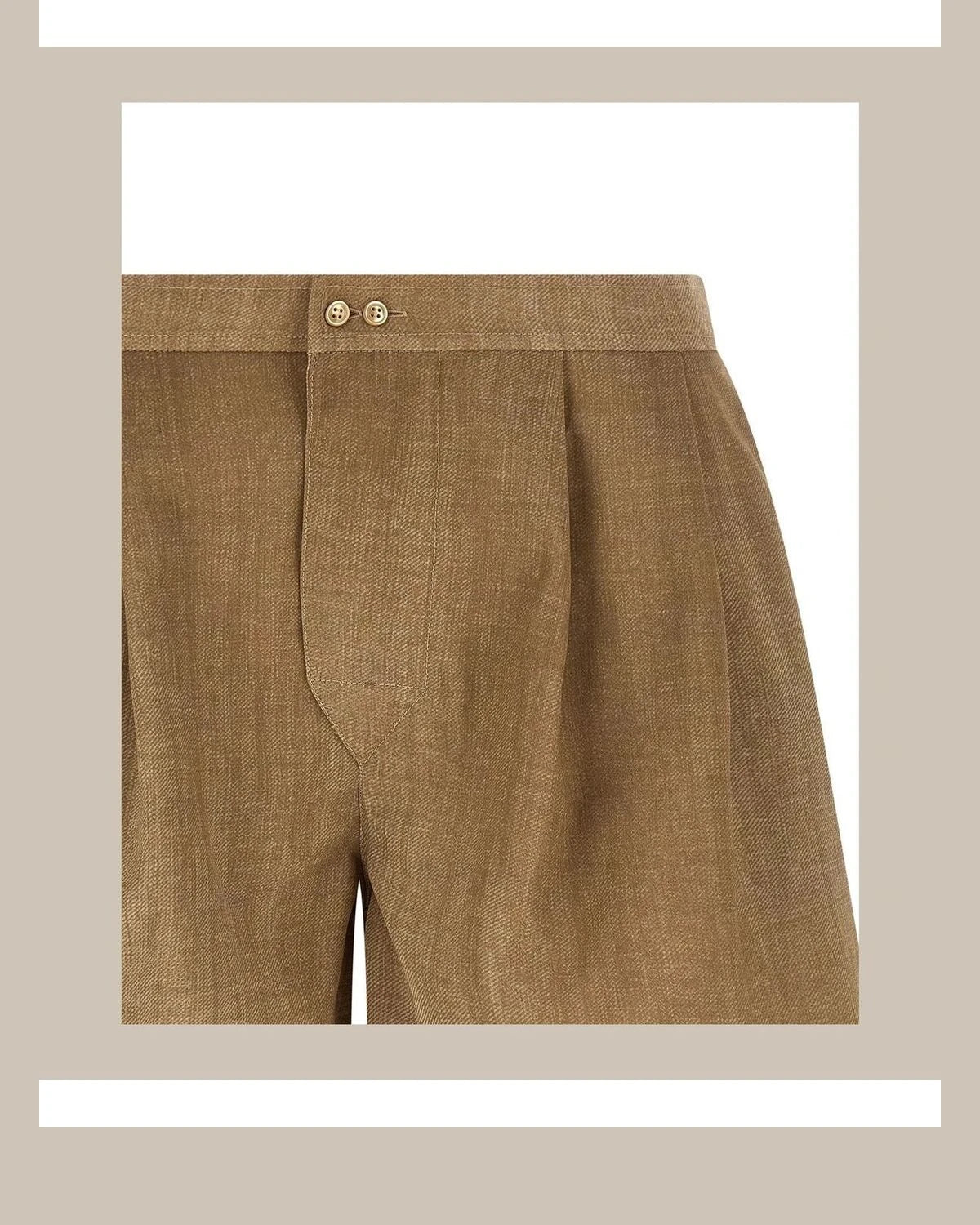 Ermanno Scervino Bermuda in beige, Polyester — view 3