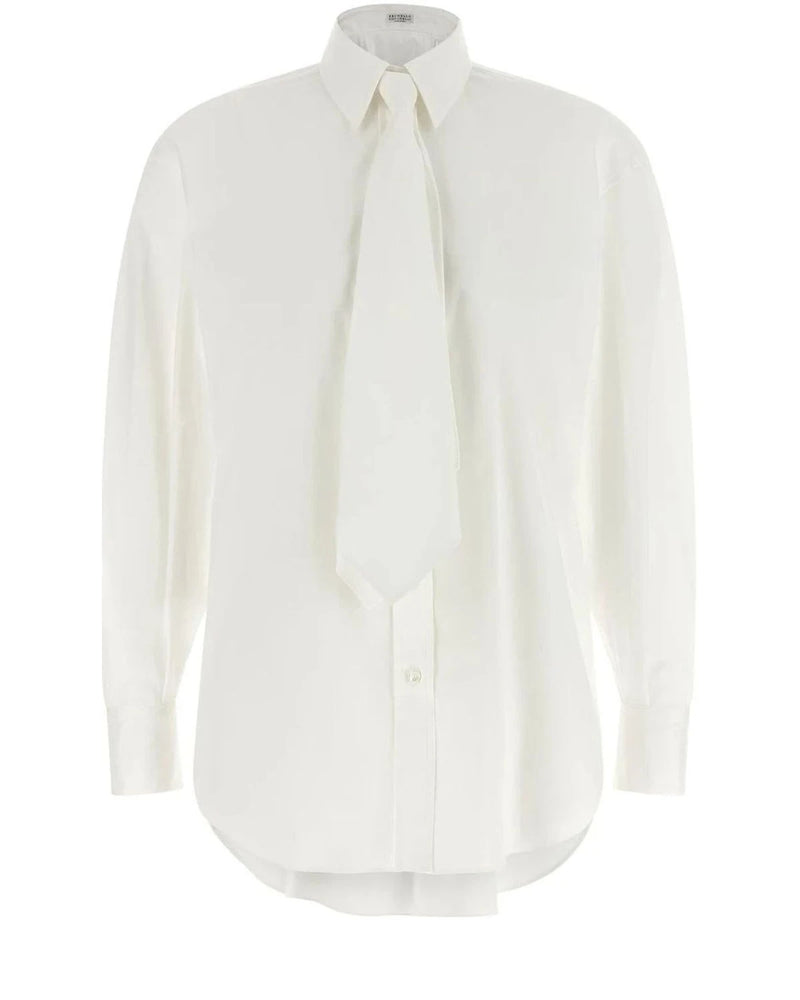 Brunello Cucinelli Dress Shirt in white, Cotton