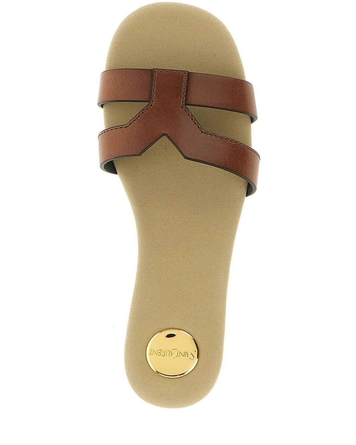Saint Laurent Brown Slides 