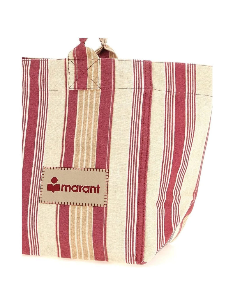 Isabel Marant Shopping Tote in red, Cotton — view 3