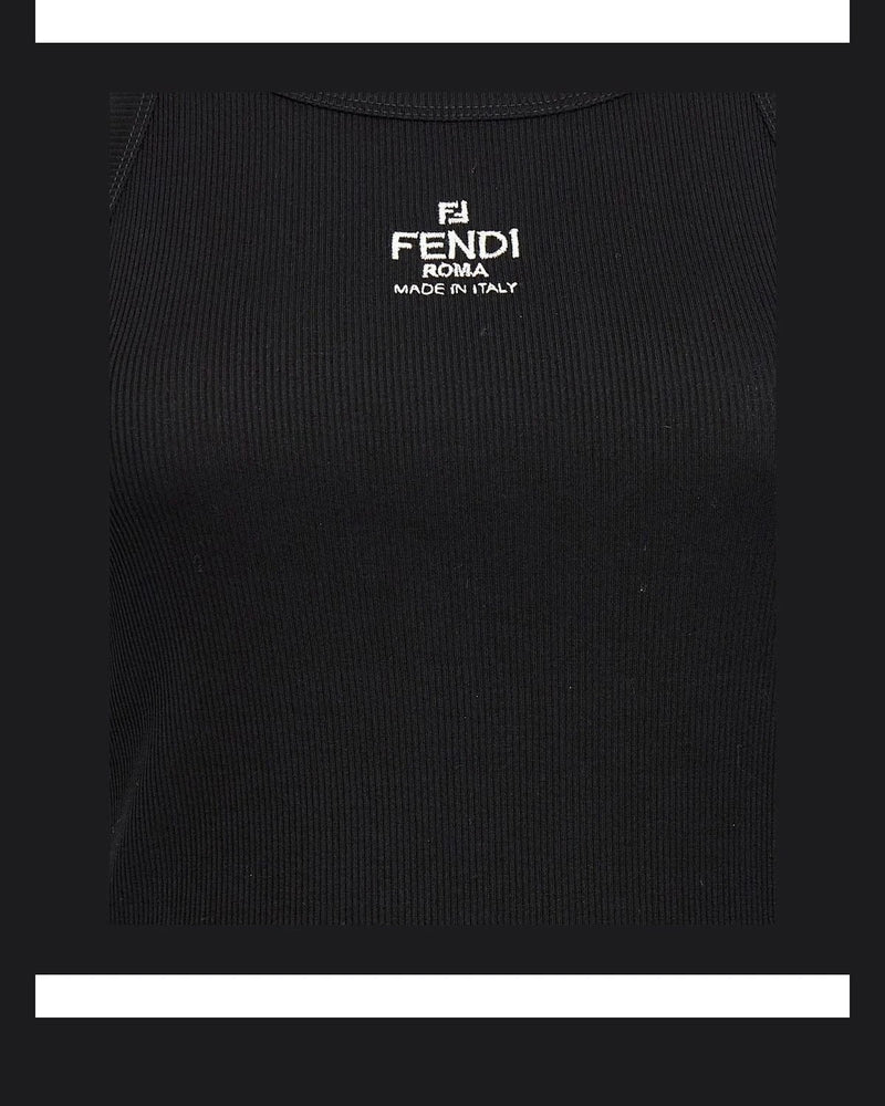 Fendi T-Shirt in black, Cotton — view 4