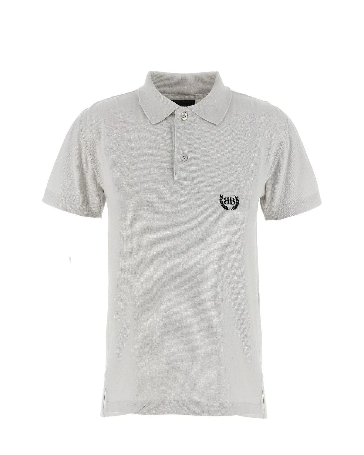 Balenciaga Polo in gray, Cotton