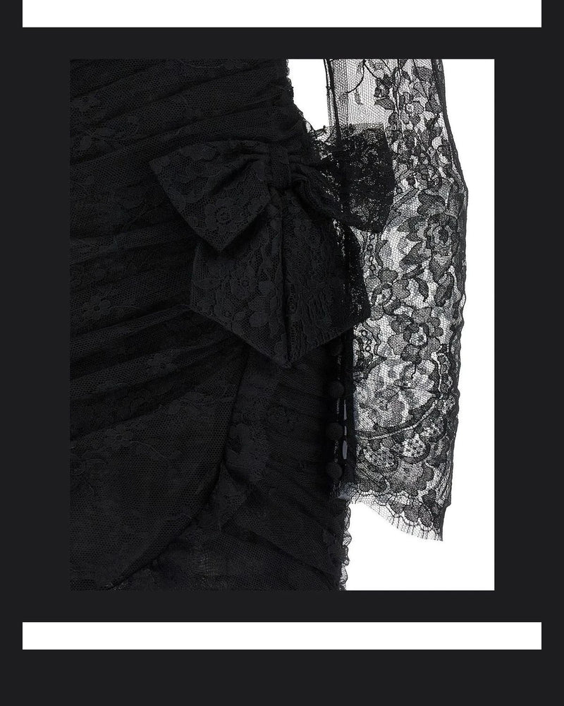 Alessandra Rich Dresse in black — view 4