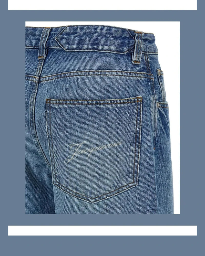 Jacquemus Jean in blue, Cotton — view 4