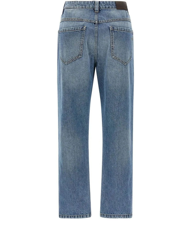 Brunello Cucinelli Jean in blue, Cotton — view 2
