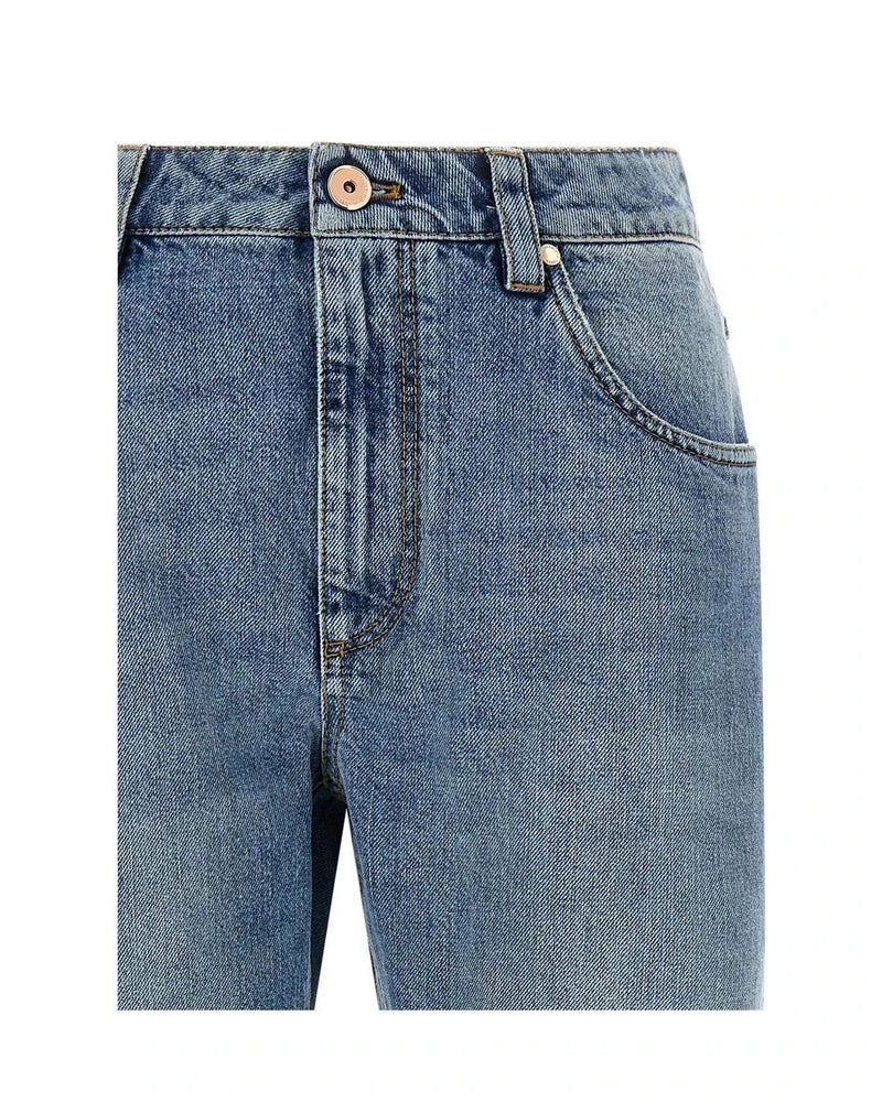 Brunello Cucinelli Jean in blue, Cotton — view 3