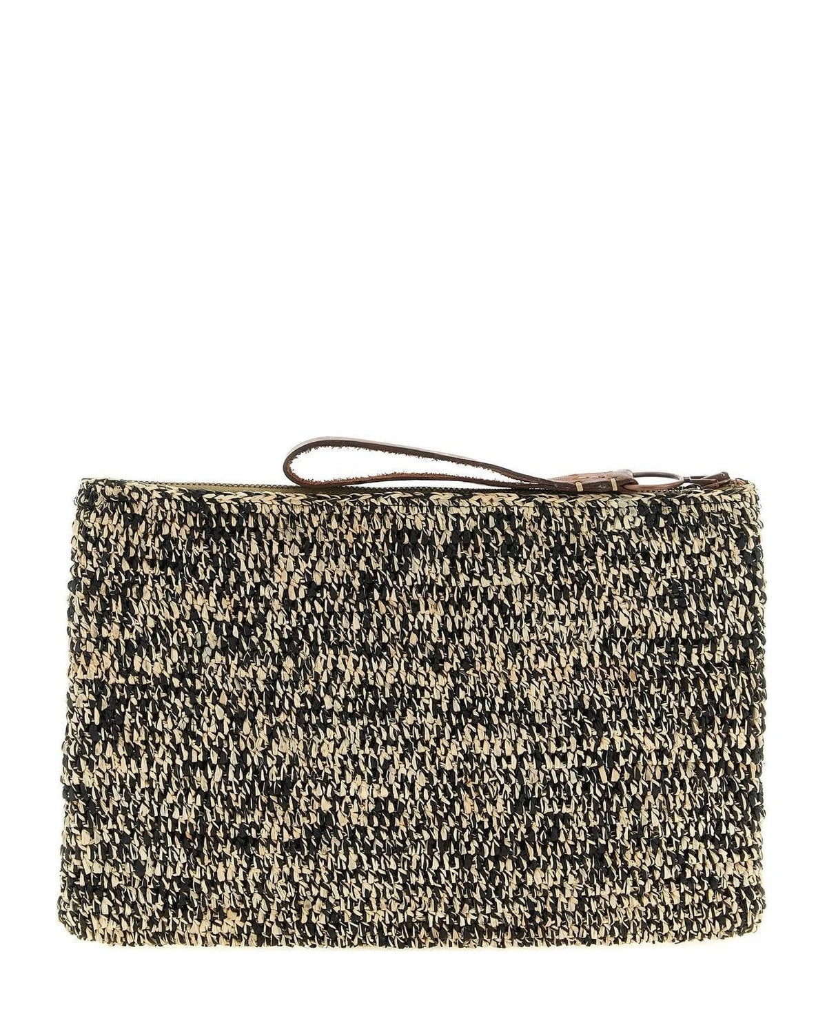 Ibeliv Clutch Bag in multicolor, Raffia — view 2