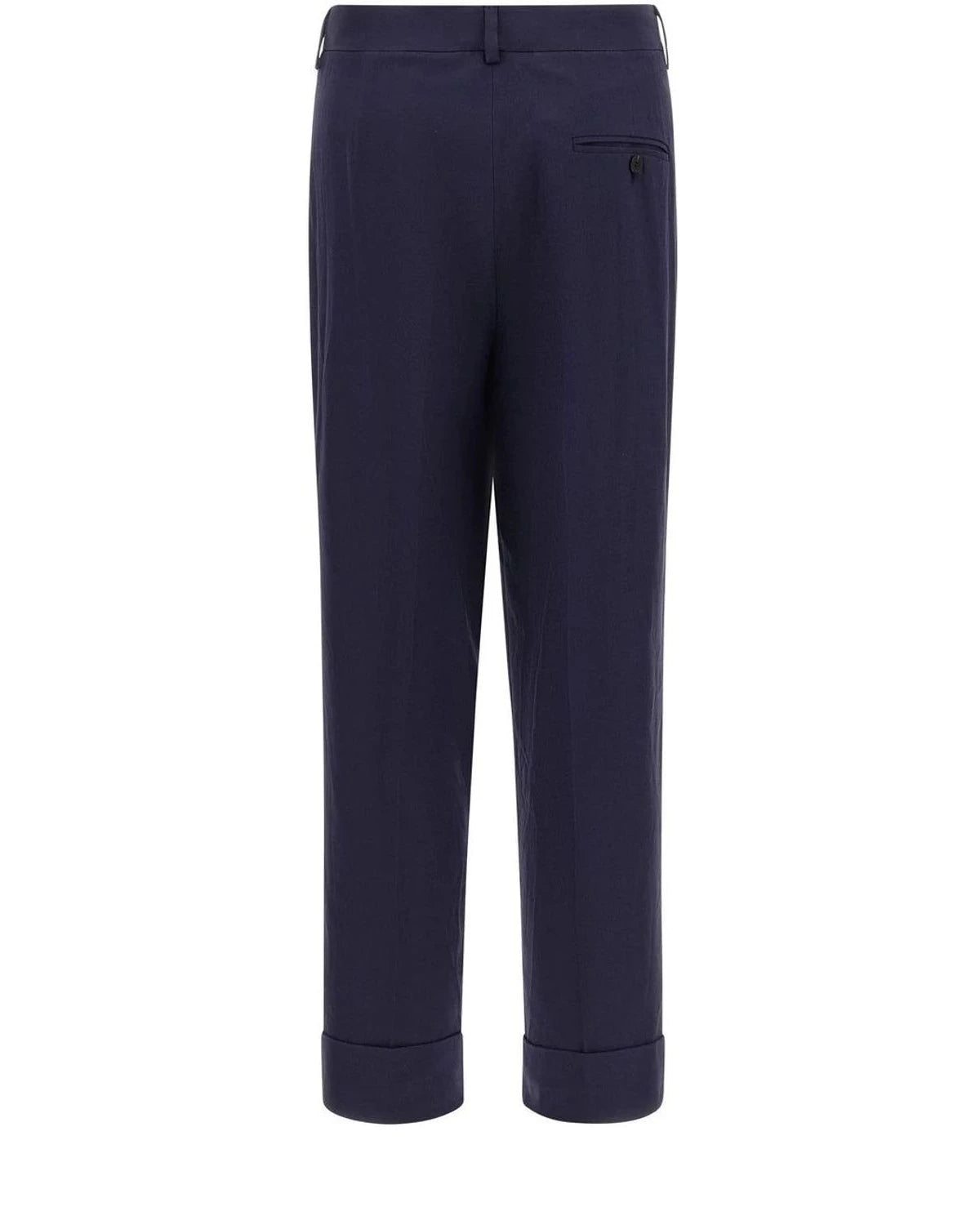 Alberto Biani Trouser in blue, Cotton — view 2