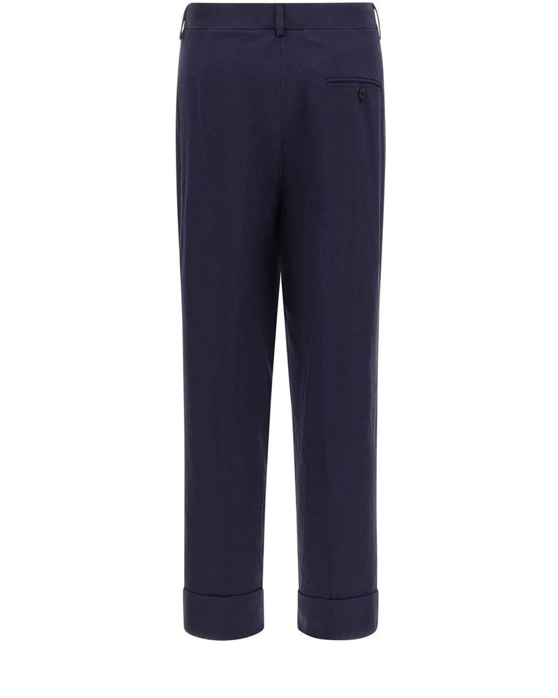 Alberto Biani Trouser in blue, Cotton — view 2