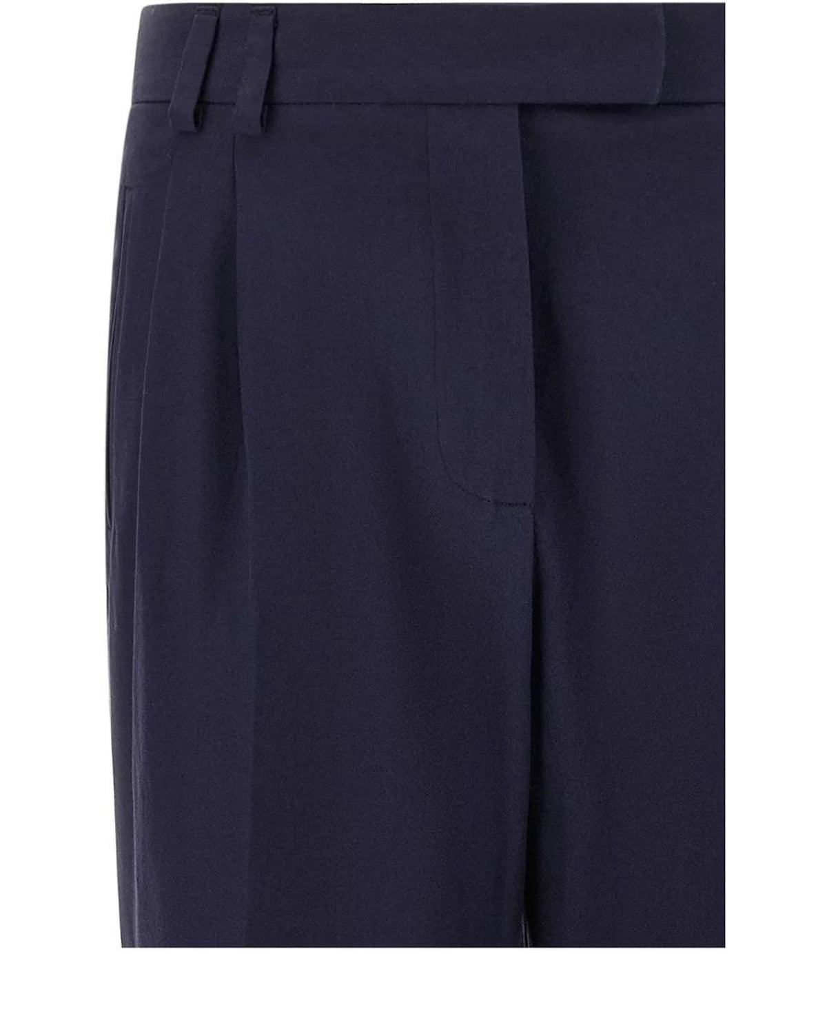 Alberto Biani Trouser in blue, Cotton — view 3