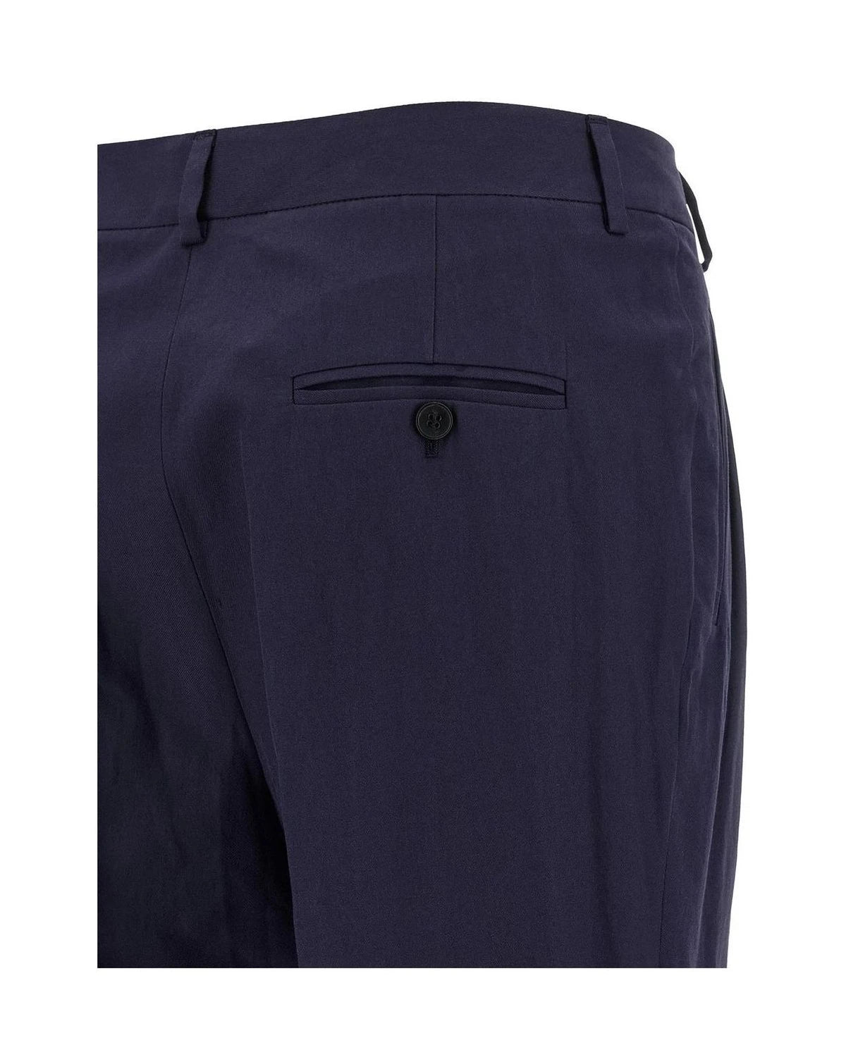 Alberto Biani Trouser in blue, Cotton — view 4