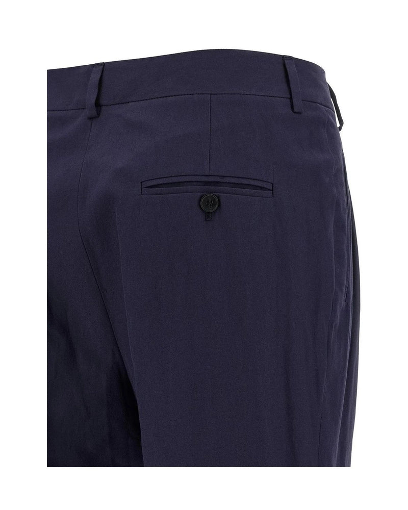 Alberto Biani Trouser in blue, Cotton — view 4