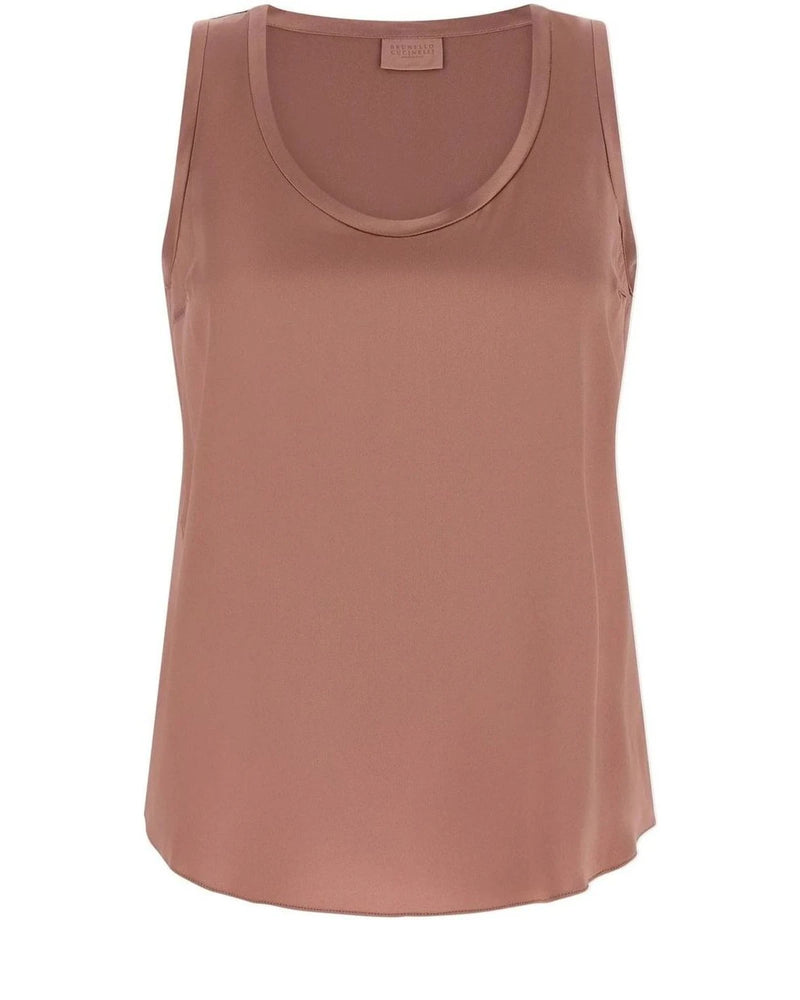 Brunello Cucinelli Blouse in pink, Silk