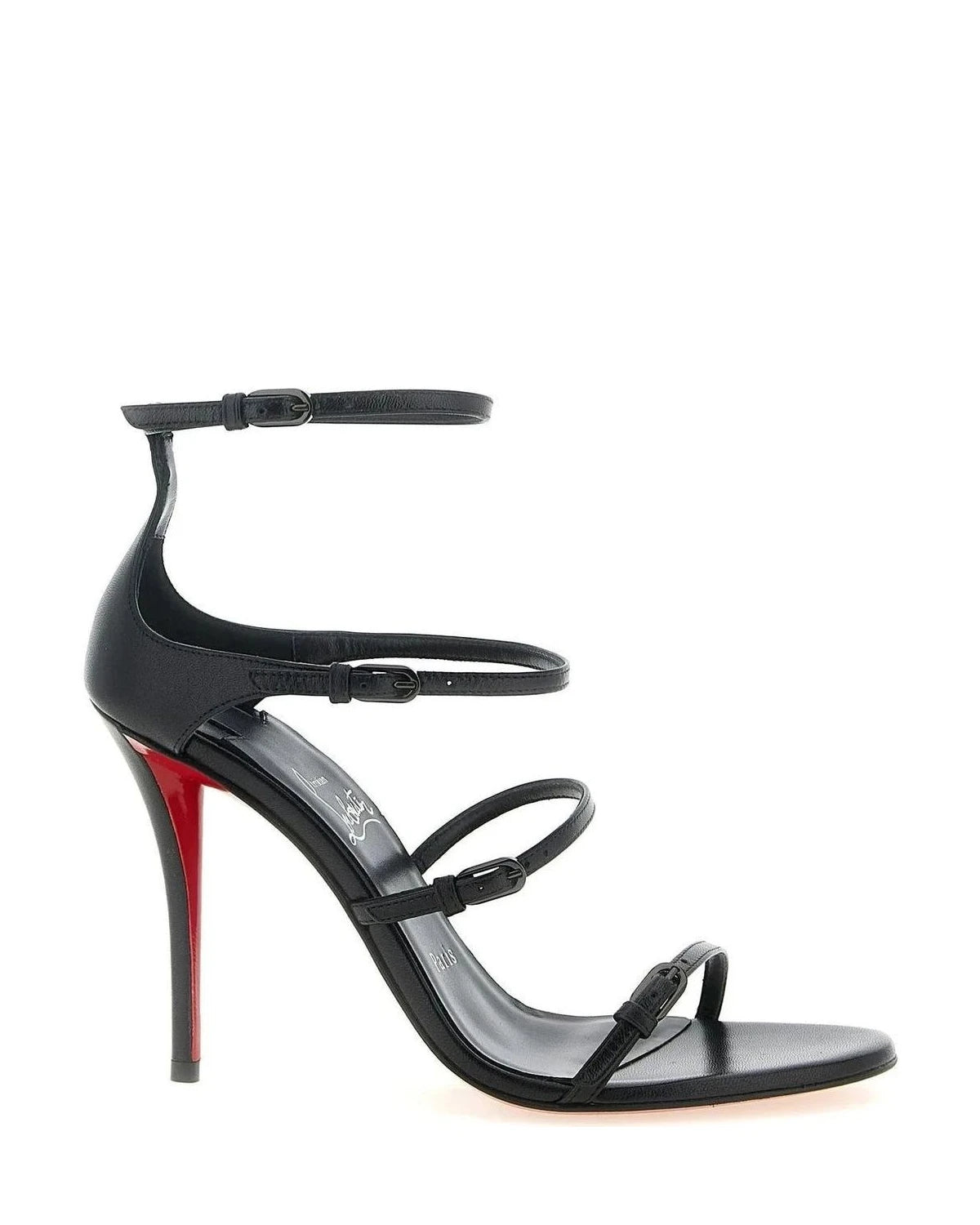 Christian Louboutin Black Stiletto Sandals 