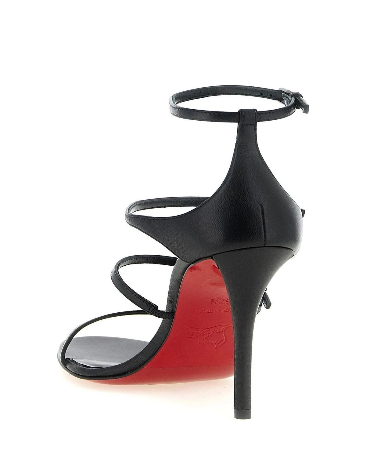 Christian Louboutin Black Stiletto Sandals 