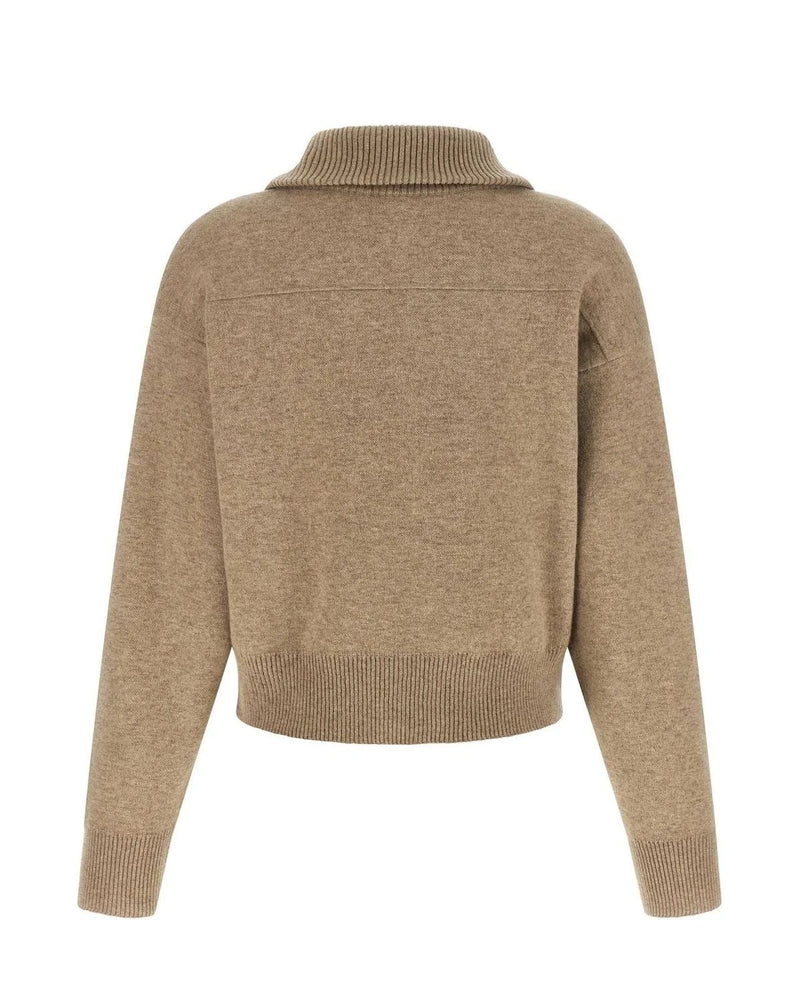 Brunello Cucinelli Cardigan in beige, Wool — view 2