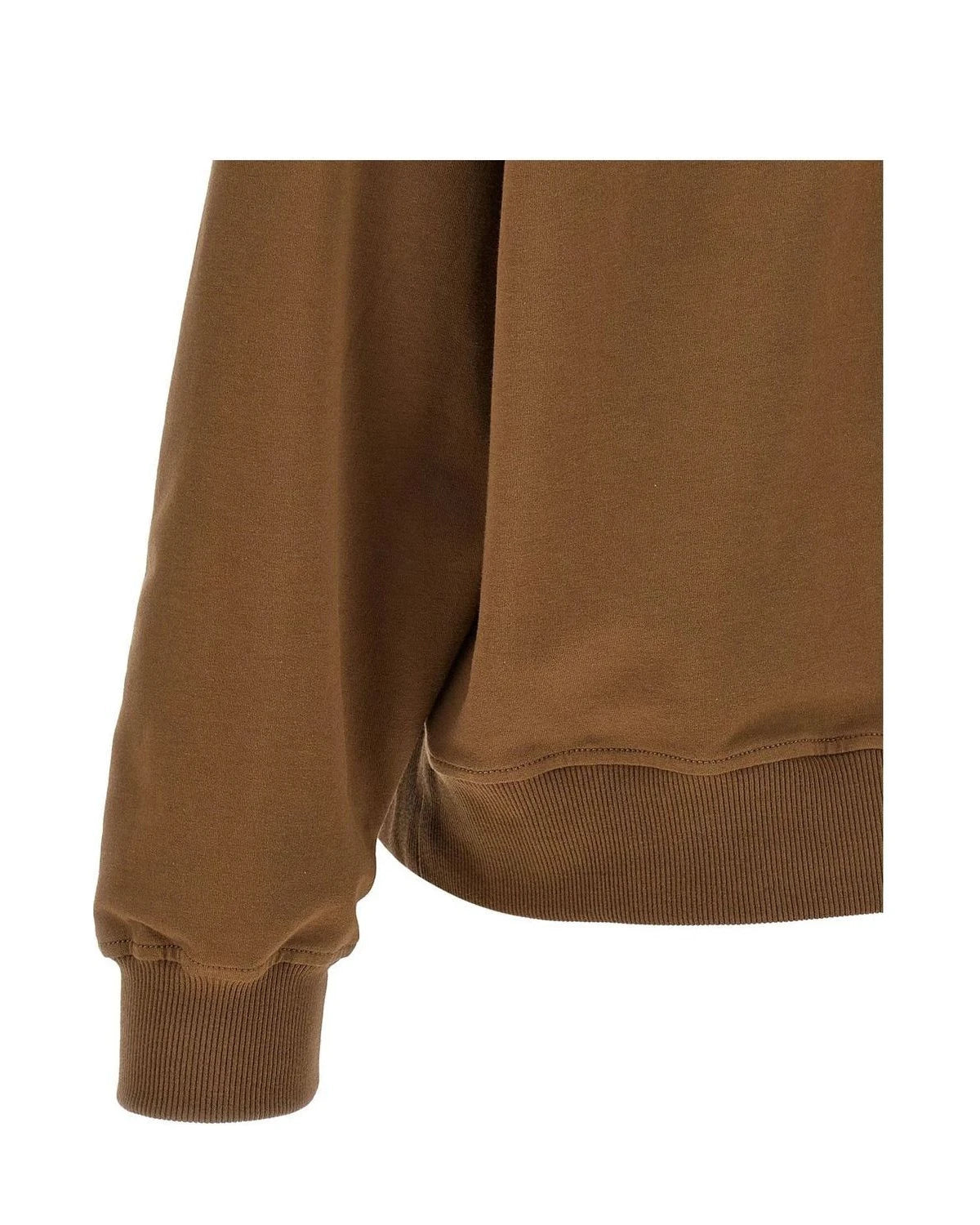 Brunello Cucinelli Hoodie in brown, Cotton — view 4