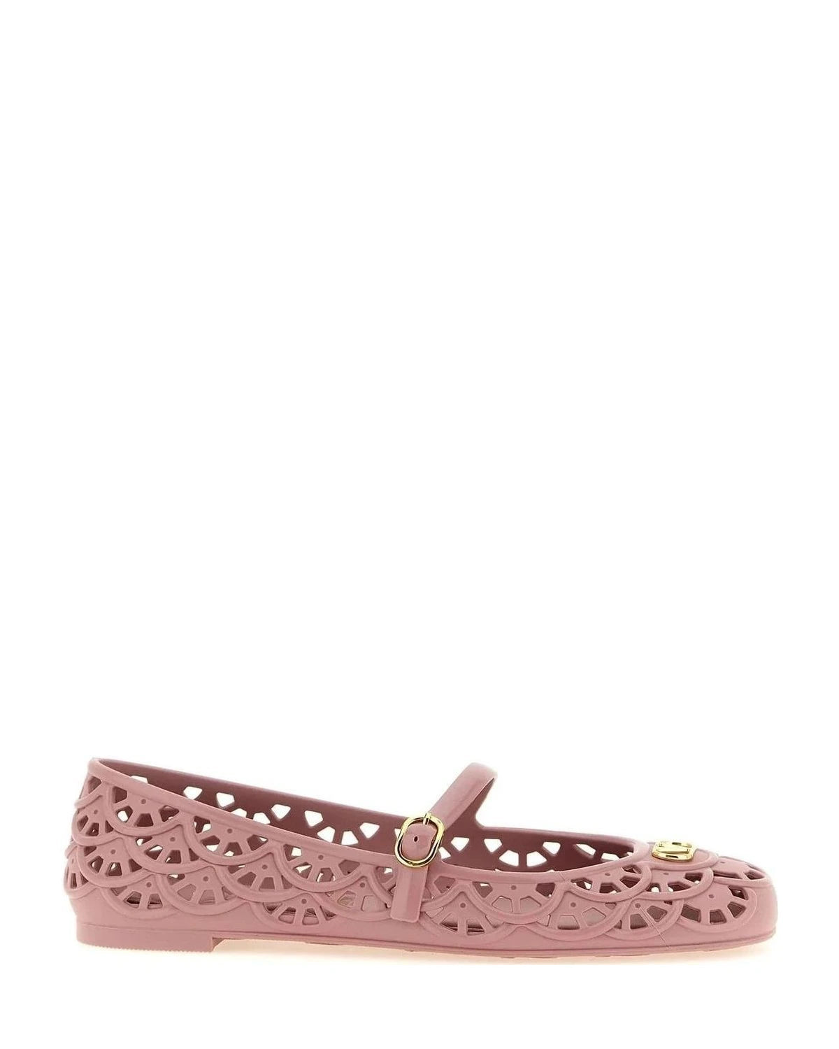 Valentino Garavani Polyvinyl Pink Ballet Flats 