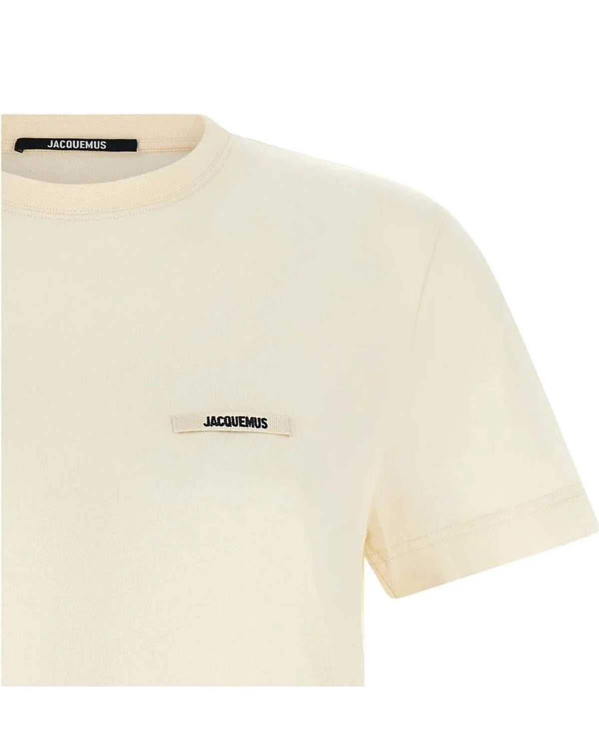 Jacquemus T-Shirt in beige, Cotton — view 3