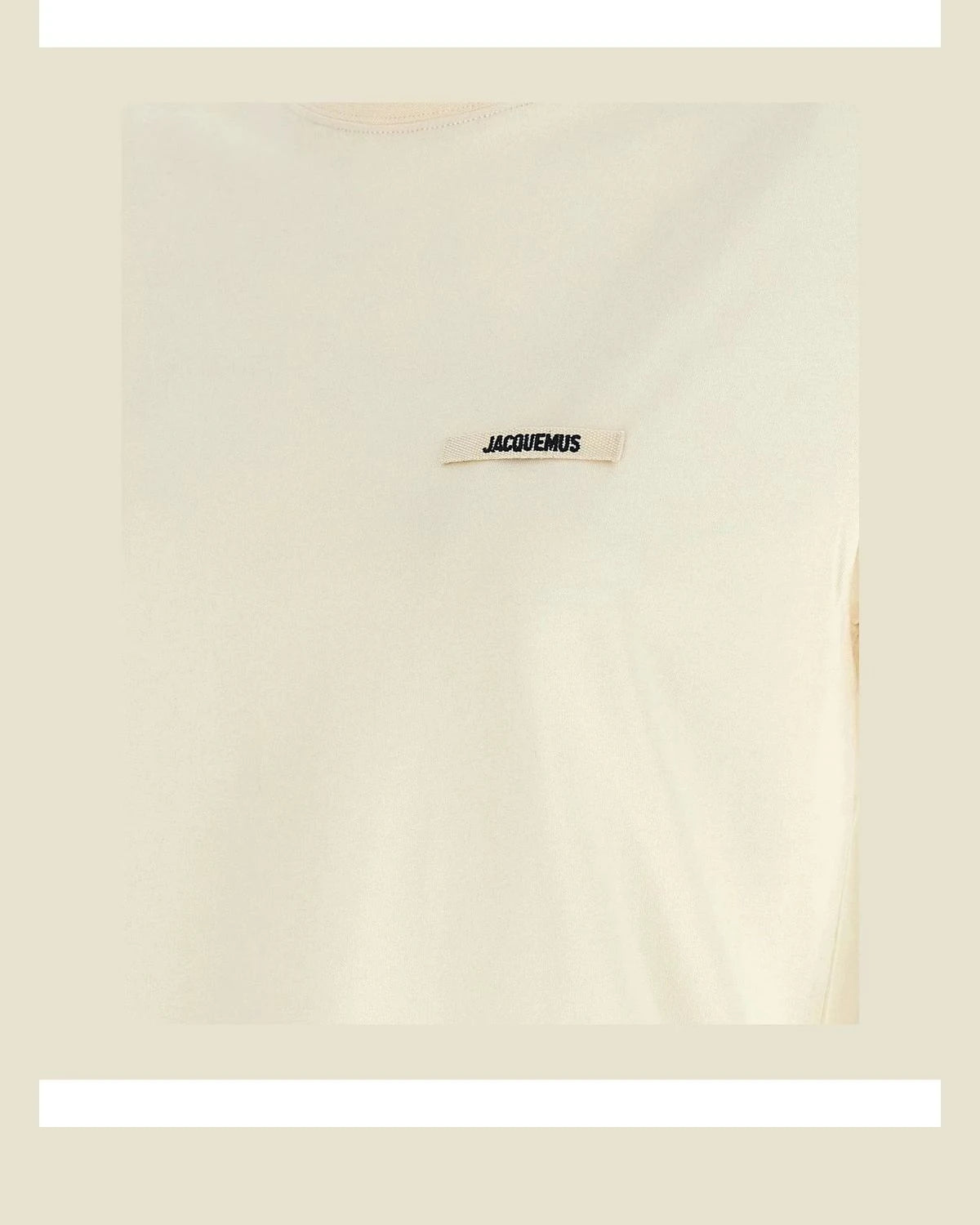 Jacquemus T-Shirt in beige, Cotton — view 4