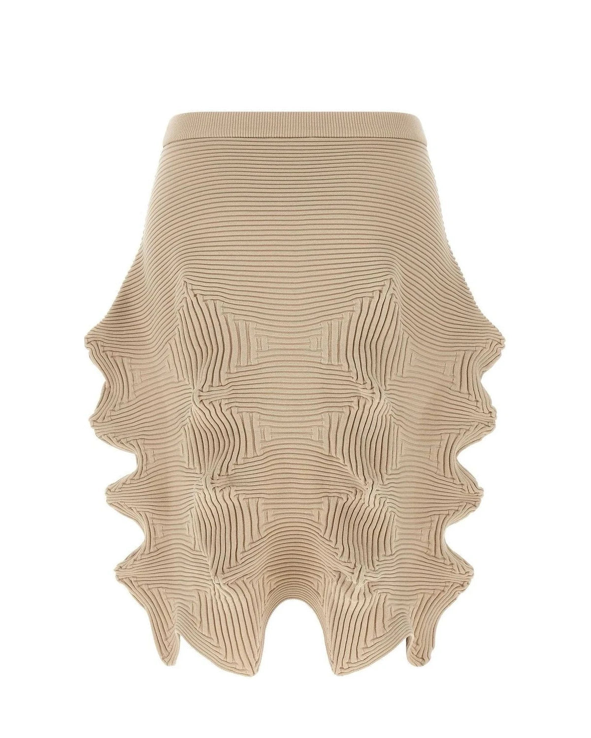 Issey Miyake Skirt in beige, Polyester — view 2