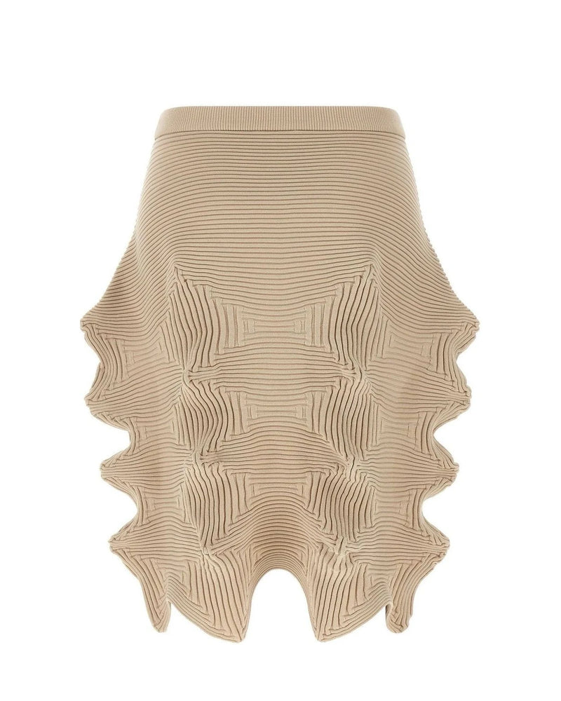 Issey Miyake Skirt in beige, Polyester — view 2