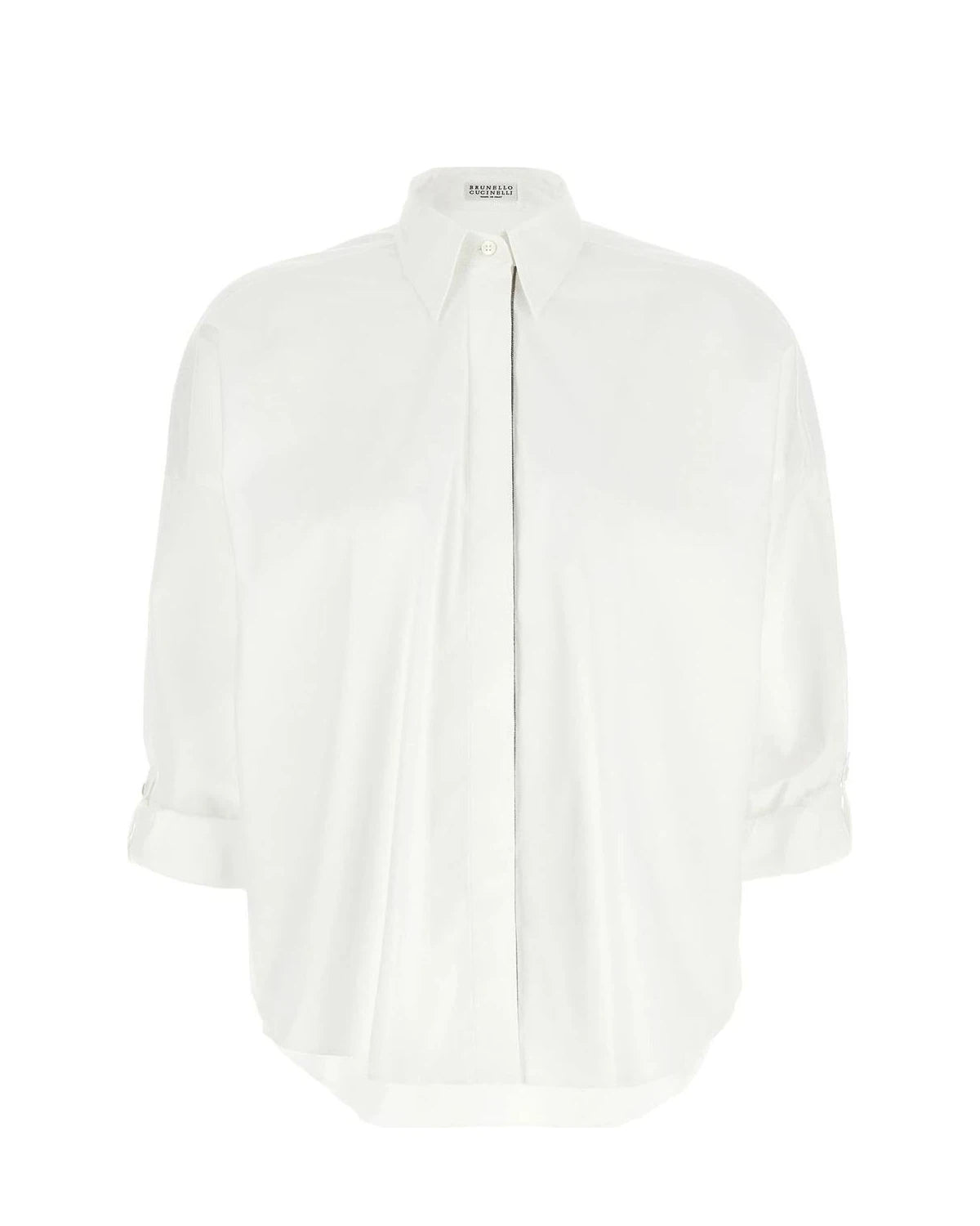 Brunello Cucinelli Dress Shirt in white, Cotton
