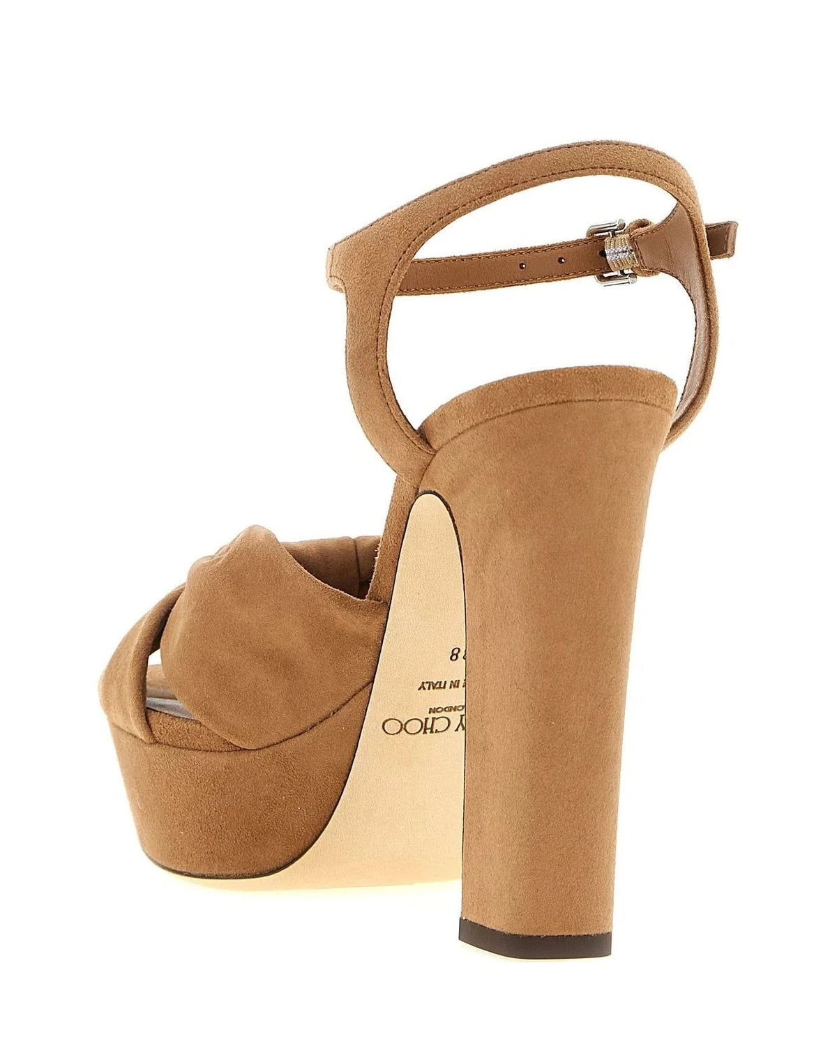 Jimmy Choo Brown Stiletto Sandals 
