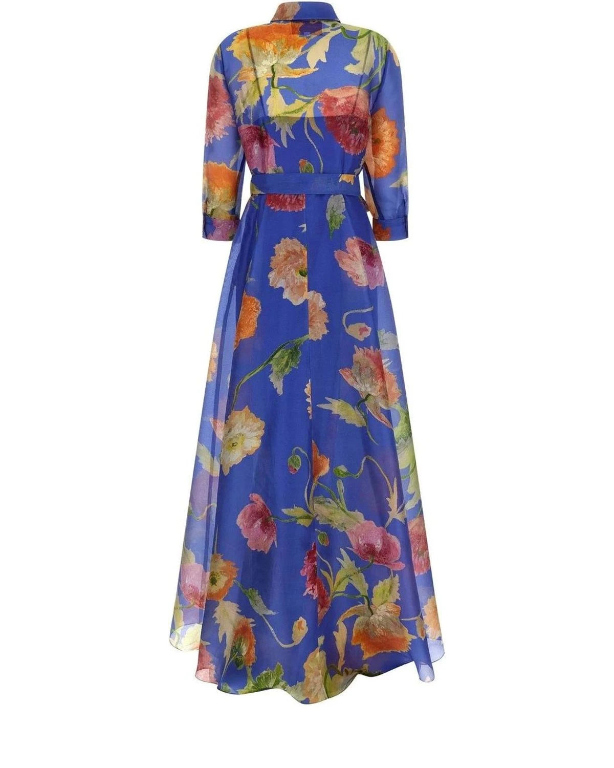 Carolina Herrera Dresse in blue, Silk — view 2