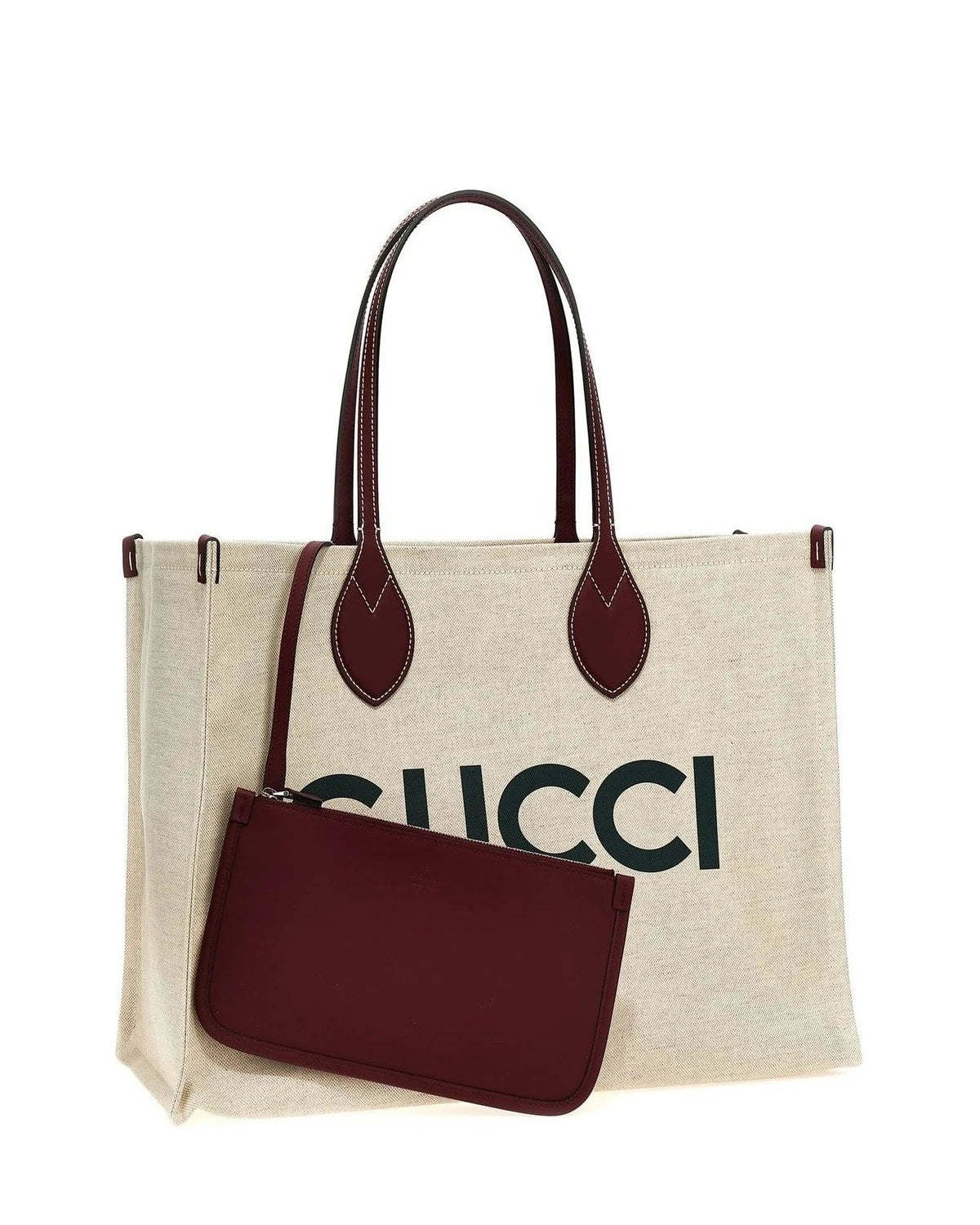 Gucci Tote Bag in beige, Polyurethane — view 3