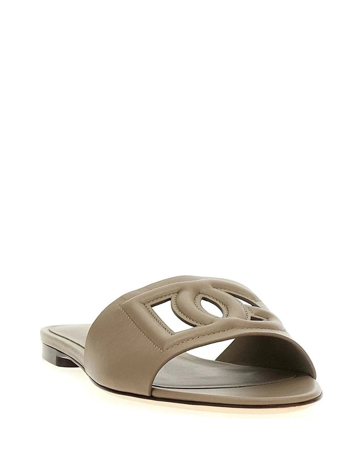 Dolce & Gabbana Gray Slides 