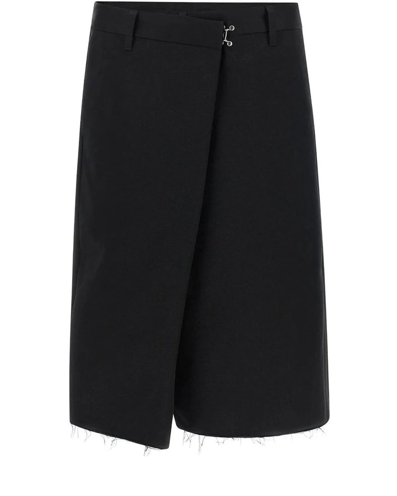 Maison Margiela Short Trouser in black, Cotton