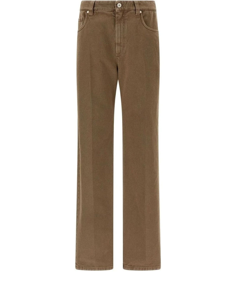 Brunello Cucinelli Jean in beige, Cotton