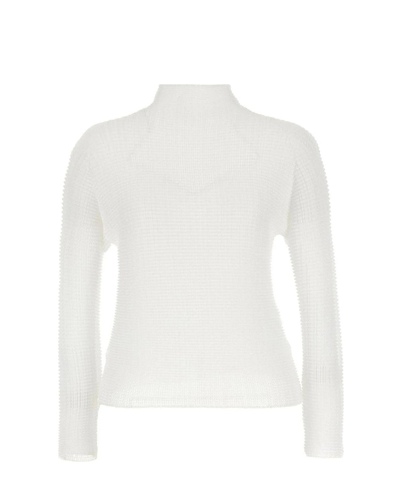 Issey Miyake Blouse in white, Polyester