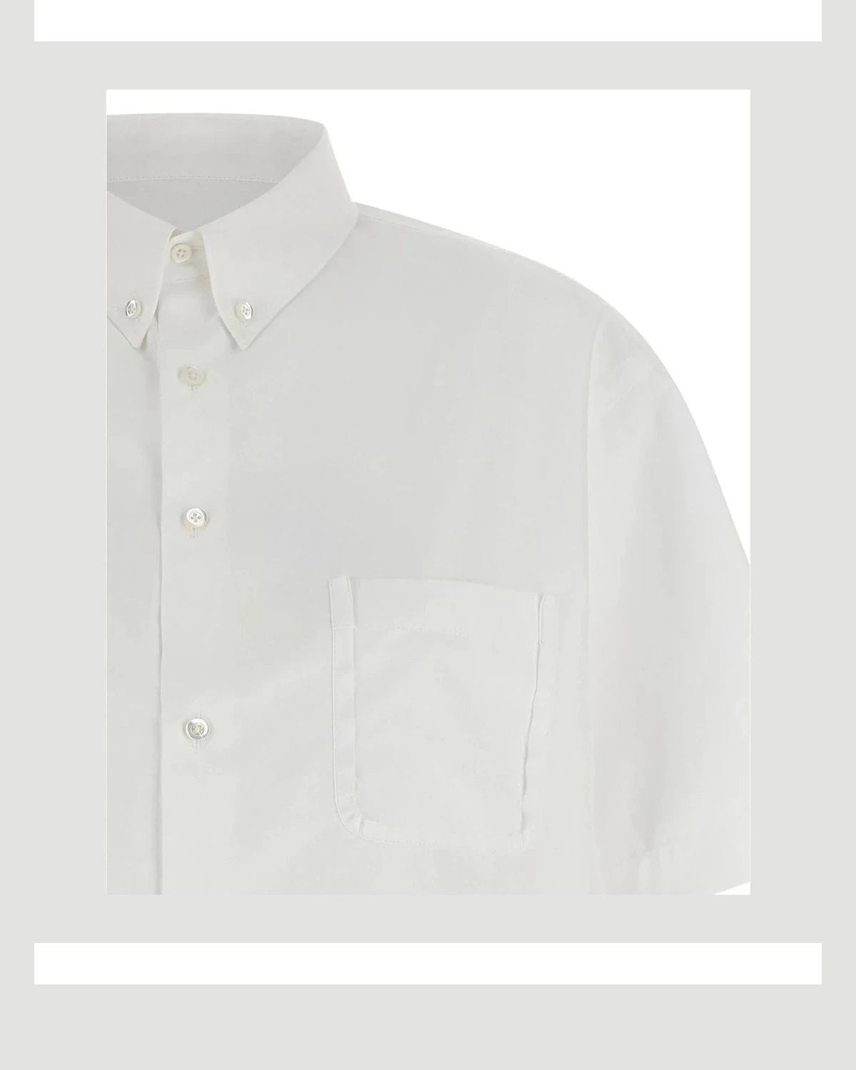 Maison Margiela Dress Shirt in white, Cotton — view 3