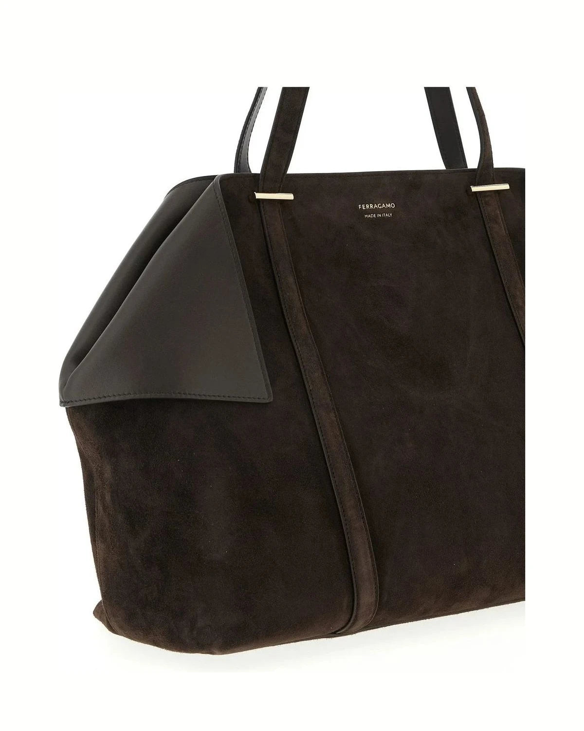 Ferragamo Shoulder Bag in brown, Goat Leather — view 3