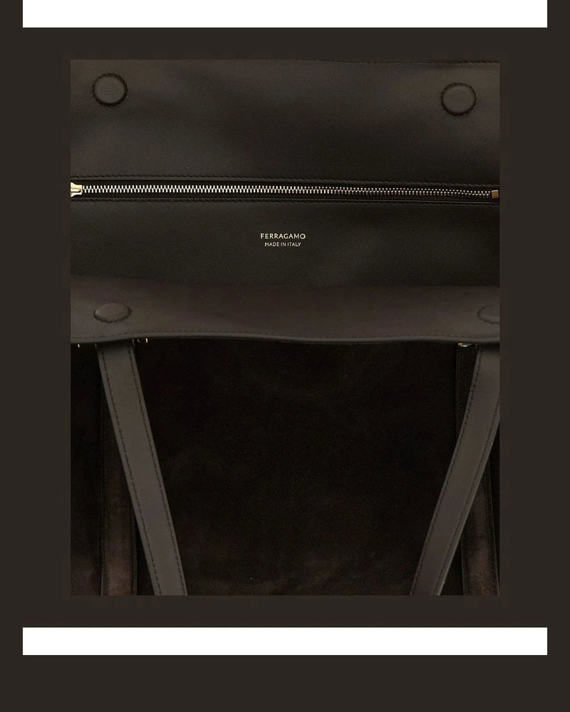 Ferragamo Shoulder Bag in brown, Goat Leather — view 4