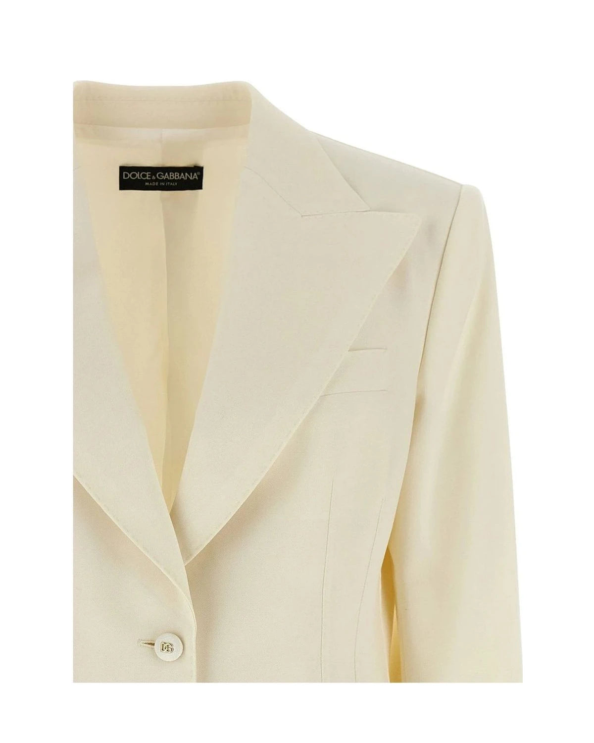 Dolce & Gabbana Blazer in white, Virgin Wool — view 3