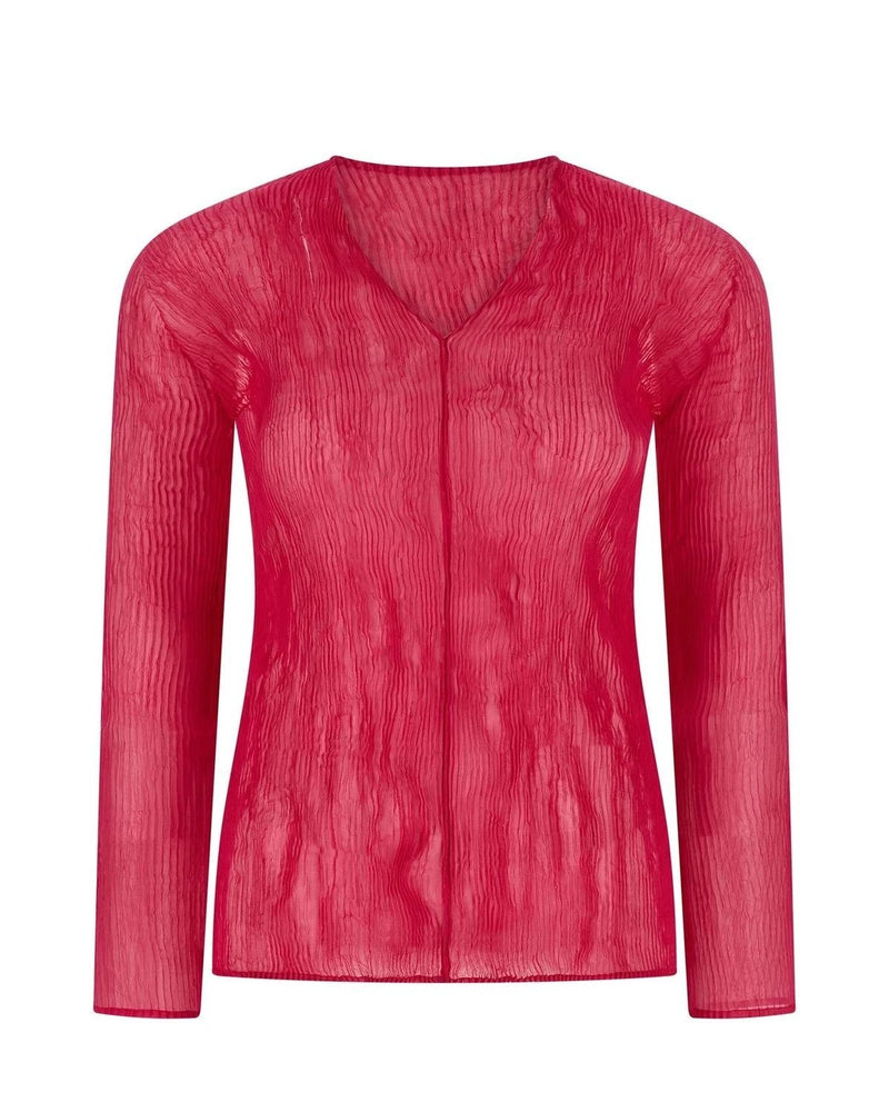 Issey Miyake Blouse in pink, Polyester