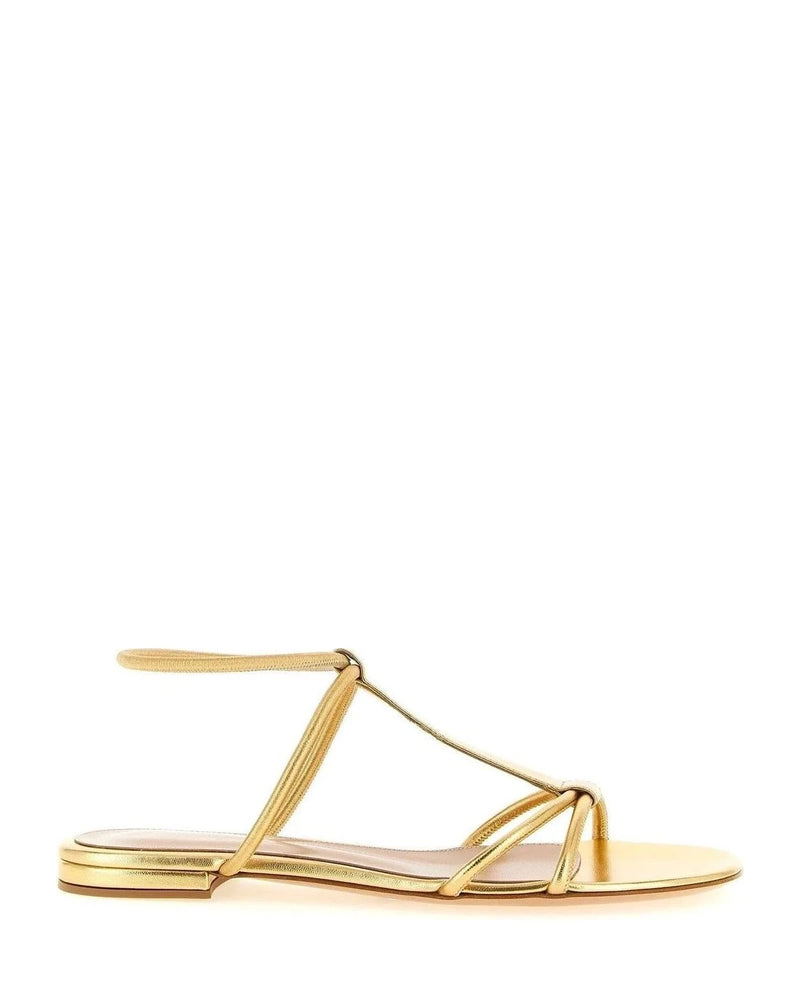 Gianvito Rossi Gold Sandals 