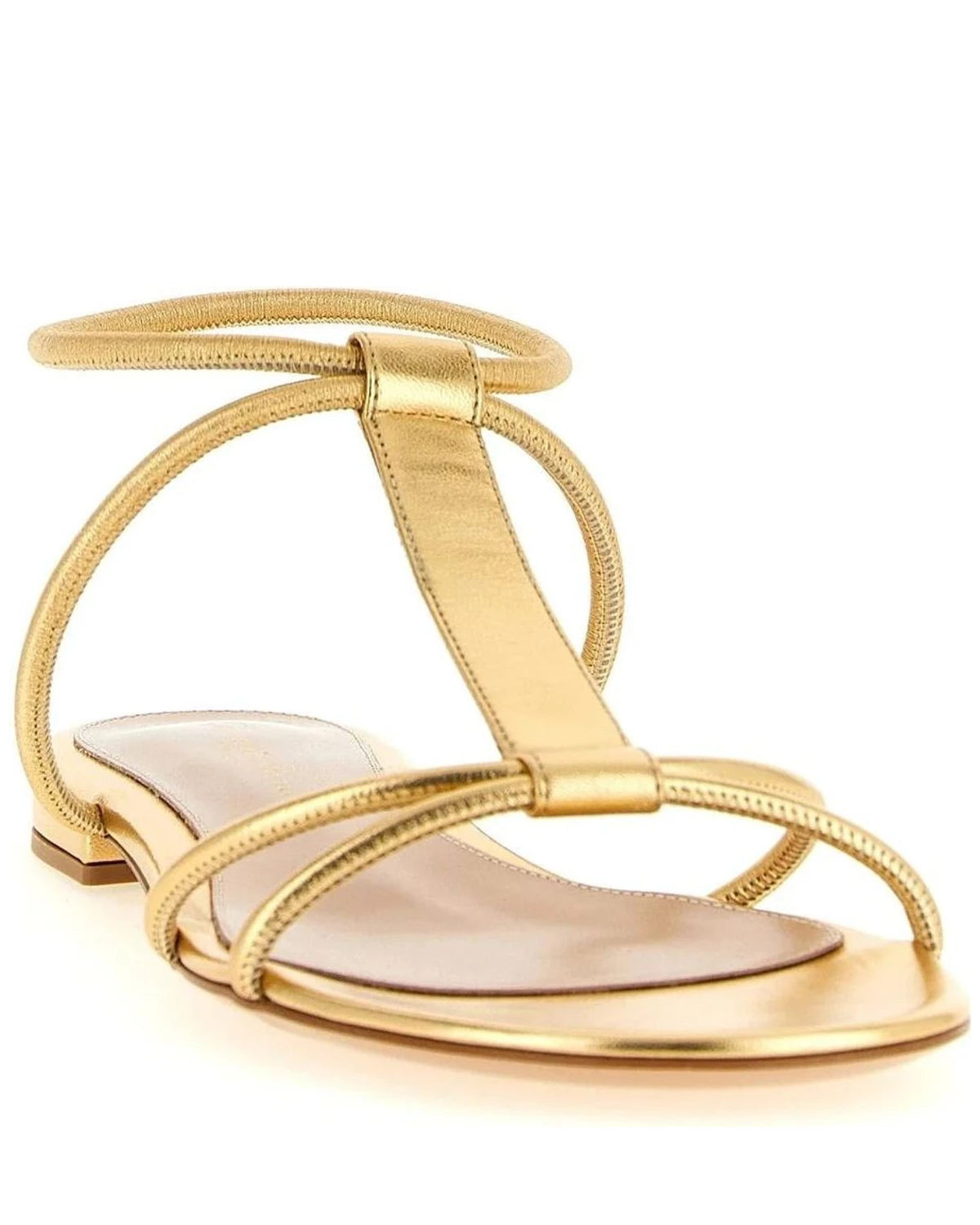Gianvito Rossi Gold Sandals 