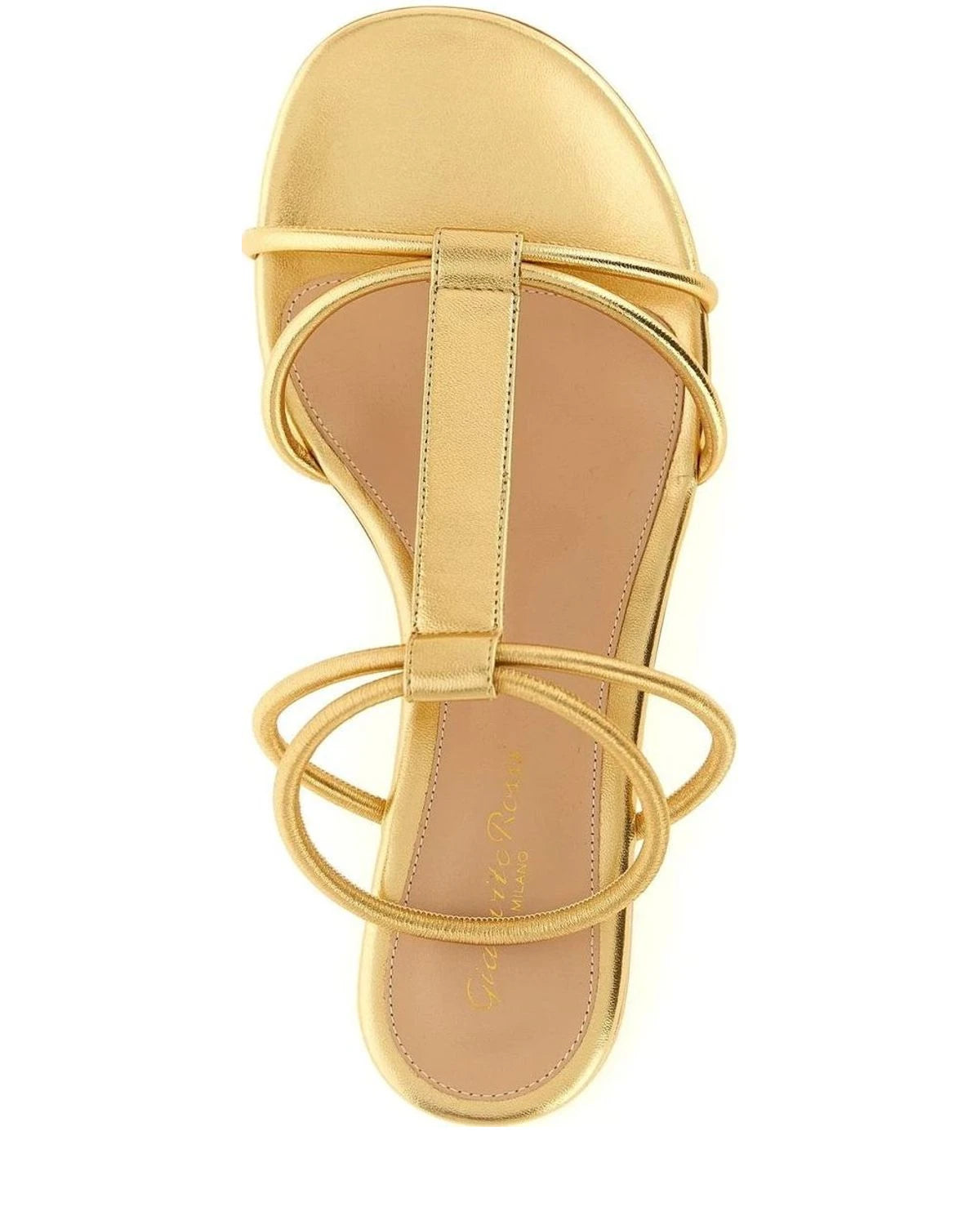 Gianvito Rossi Gold Sandals 