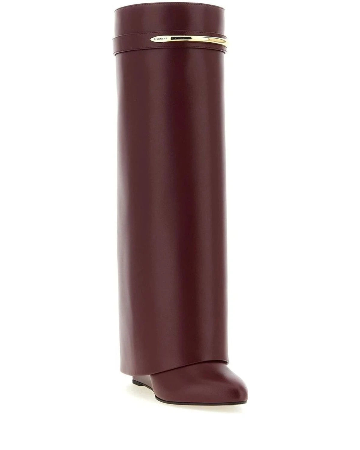 Givenchy Burgundy Knee High Boots 