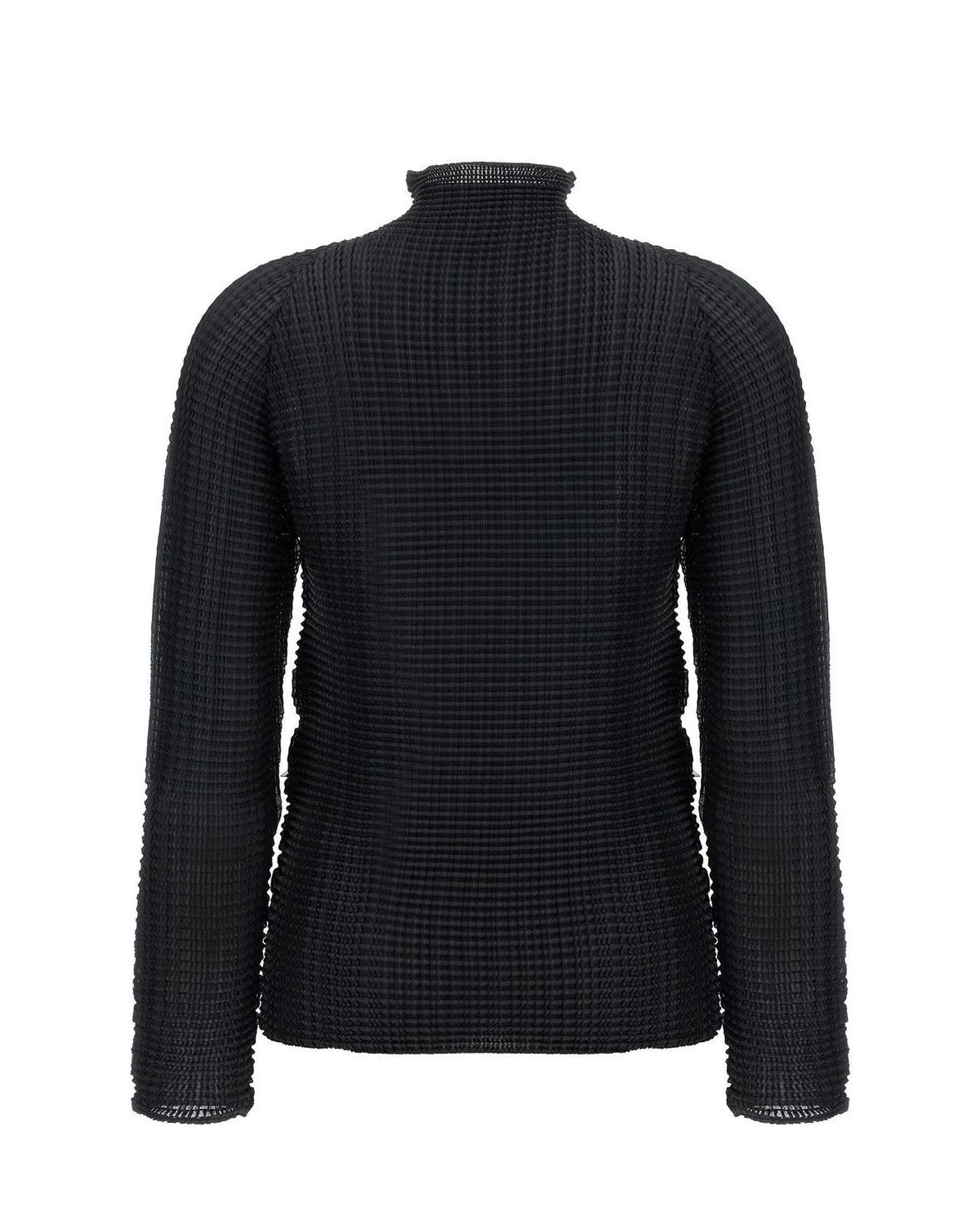 Issey Miyake Sweater in black, Polyester — view 2