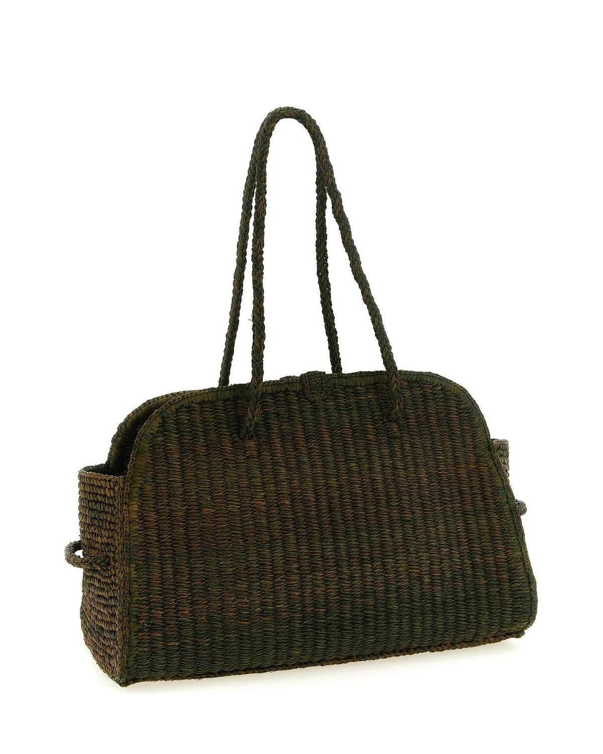 Jacquemus Hobo Bag in brown, Raffia — view 2